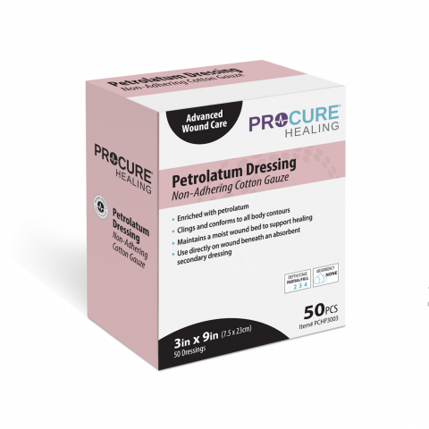 Petrolatum Dressing Non-Adhering Cotton Gauze